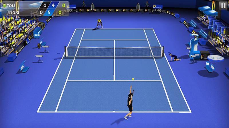 Теннис пальцем - Tennis 3D на андроид