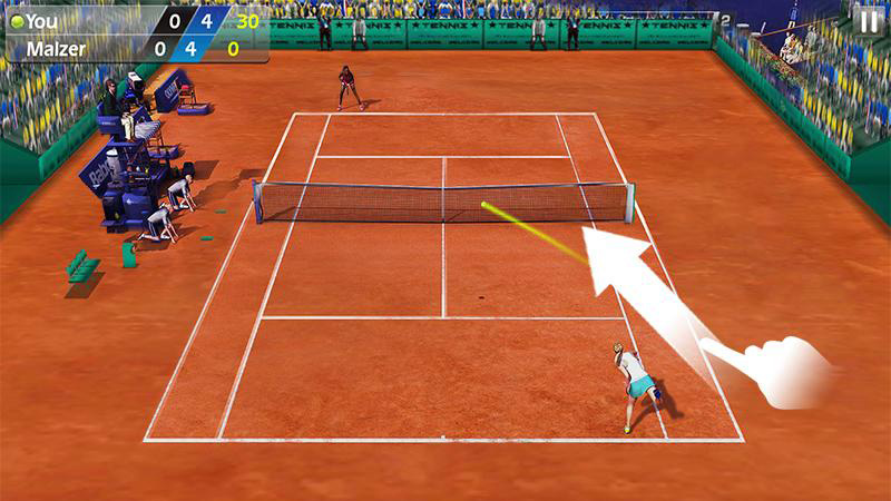 Теннис пальцем - Tennis 3D скачать