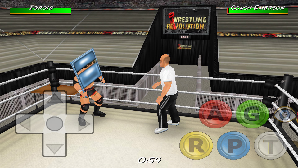 Wrestling Revolution 3D на телефон